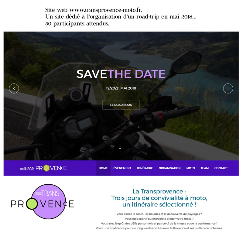 Site web La Transprovence